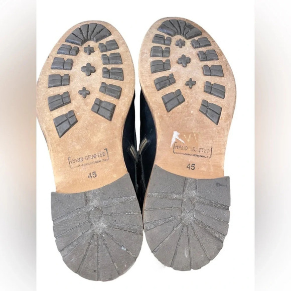 Bull Boxer Mens Holten Dark Leather Chukka Boots US Size 12 Black Dark Brown - Picture 2 of 11